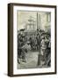 Illustration of Benjamin Franklin's Return to Philadelphia by Benjamin West Clinedinst-null-Framed Giclee Print