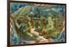 Illustration of Boston Tea Party-null-Framed Art Print