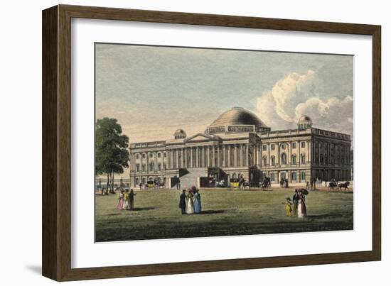 Illustration of Capitol Building-null-Framed Giclee Print