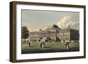 Illustration of Capitol Building-null-Framed Giclee Print