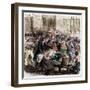 Illustration of Cholera in Paris by Jules Pelcoq-Stefano Bianchetti-Framed Giclee Print
