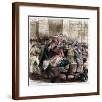 Illustration of Cholera in Paris by Jules Pelcoq-Stefano Bianchetti-Framed Giclee Print