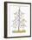 Illustration of Christmas Tree and Merry Christmas Sign-null-Framed Giclee Print