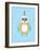 Illustration of Cute Robot-cosmaa-Framed Art Print