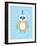 Illustration of Cute Robot-cosmaa-Framed Art Print