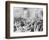 Illustration of Demonstrators Being Shot at Narva Gate, St. Petersburg-null-Framed Giclee Print