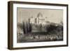 Illustration of Early Capitol Building in Washington-null-Framed Giclee Print