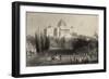 Illustration of Early Capitol Building in Washington-null-Framed Giclee Print