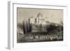 Illustration of Early Capitol Building in Washington-null-Framed Giclee Print