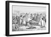 Illustration of Early Native Americans Burial Rites-null-Framed Giclee Print