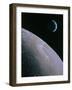 Illustration of Earthrise Seen From Lunar Orbit-Chris Butler-Framed Photographic Print