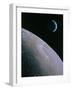 Illustration of Earthrise Seen From Lunar Orbit-Chris Butler-Framed Photographic Print