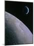 Illustration of Earthrise Seen From Lunar Orbit-Chris Butler-Mounted Photographic Print