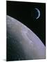 Illustration of Earthrise Seen From Lunar Orbit-Chris Butler-Mounted Photographic Print