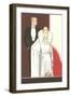 Illustration of Elegant Twenties Couple-Found Image Press-Framed Giclee Print