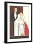 Illustration of Elegant Twenties Couple-Found Image Press-Framed Giclee Print