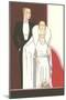 Illustration of Elegant Twenties Couple-Found Image Press-Mounted Giclee Print