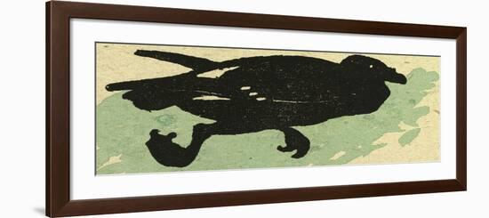 Illustration of English Tales Folk Tales and Ballads. a Bird. a Crow-null-Framed Giclee Print