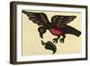 Illustration of English Tales Folk Tales and Ballads, a Bird-null-Framed Giclee Print