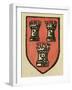 Illustration of English Tales Folk Tales and Ballads. a Coat of Arms Depicting Three Castles-null-Framed Giclee Print