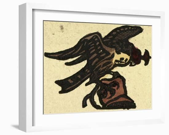 Illustration of English Tales Folk Tales and Ballads. a Hawk-null-Framed Giclee Print