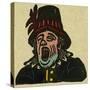 Illustration of English Tales Folk Tales and Ballads. a Shouting Man-null-Stretched Canvas