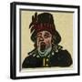 Illustration of English Tales Folk Tales and Ballads. a Shouting Man-null-Framed Giclee Print