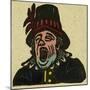Illustration of English Tales Folk Tales and Ballads. a Shouting Man-null-Mounted Giclee Print