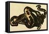 Illustration of English Tales Folk Tales and Ballads. a Snake Eating a Rabbit-null-Framed Stretched Canvas