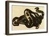 Illustration of English Tales Folk Tales and Ballads. a Snake Eating a Rabbit-null-Framed Giclee Print