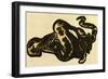 Illustration of English Tales Folk Tales and Ballads. a Snake Eating a Rabbit-null-Framed Giclee Print