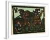 Illustration of English Tales Folk Tales and Ballads. a Sword Fight-null-Framed Giclee Print