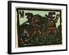 Illustration of English Tales Folk Tales and Ballads. a Sword Fight-null-Framed Giclee Print