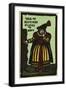Illustration of English Tales Folk Tales and Ballads. a Woman. Talk of Flames and Darts-null-Framed Premium Giclee Print