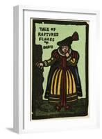 Illustration of English Tales Folk Tales and Ballads. a Woman. Talk of Flames and Darts-null-Framed Giclee Print