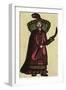 Illustration of English Tales Folk Tales and Ballads. a Woman Wearing a Red Dress-null-Framed Giclee Print