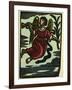 Illustration of English Tales Folk Tales and Ballads. an Angel with a Trumpet-null-Framed Giclee Print