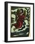 Illustration of English Tales Folk Tales and Ballads. an Angel with a Trumpet-null-Framed Giclee Print