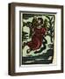 Illustration of English Tales Folk Tales and Ballads. an Angel with a Trumpet-null-Framed Giclee Print