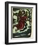 Illustration of English Tales Folk Tales and Ballads. an Angel with a Trumpet-null-Framed Giclee Print