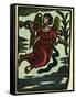 Illustration of English Tales Folk Tales and Ballads. an Angel with a Trumpet-null-Framed Stretched Canvas