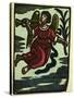 Illustration of English Tales Folk Tales and Ballads. an Angel with a Trumpet-null-Stretched Canvas