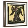 Illustration of English Tales Folk Tales and Ballads, an Angel-null-Framed Giclee Print