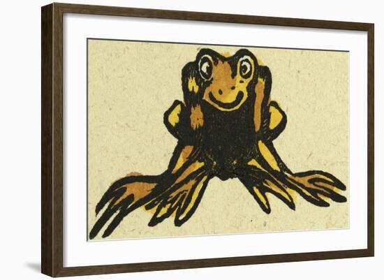 Illustration of English Tales Folk Tales and Ballads, Frog-null-Framed Giclee Print