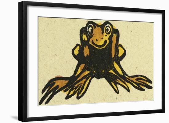 Illustration of English Tales Folk Tales and Ballads, Frog-null-Framed Giclee Print