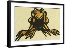 Illustration of English Tales Folk Tales and Ballads, Frog-null-Framed Giclee Print
