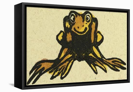 Illustration of English Tales Folk Tales and Ballads, Frog-null-Framed Stretched Canvas