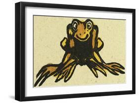 Illustration of English Tales Folk Tales and Ballads, Frog-null-Framed Giclee Print