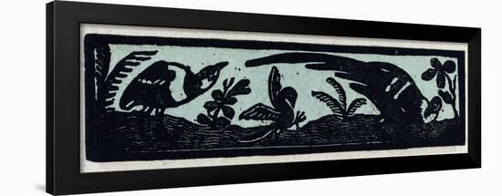 Illustration of English Tales Folk Tales and Ballads, Three Birds-null-Framed Giclee Print