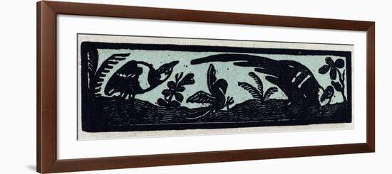 Illustration of English Tales Folk Tales and Ballads, Three Birds-null-Framed Premium Giclee Print